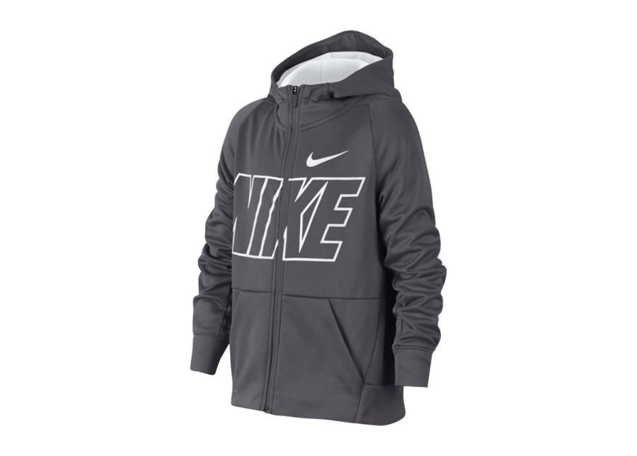 Lasten huppari Nike JR Therma Hoodie FZ GFX Junior 939851-021 kuvasuurennos