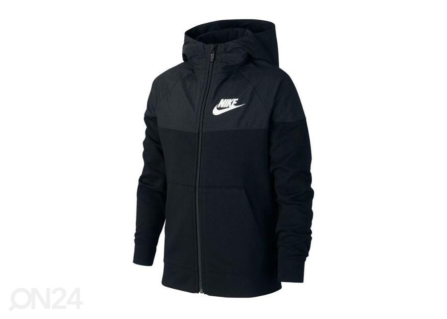 Lasten huppari Nike NSW Hoodie FZ AV Junior BV3665-010 kuvasuurennos