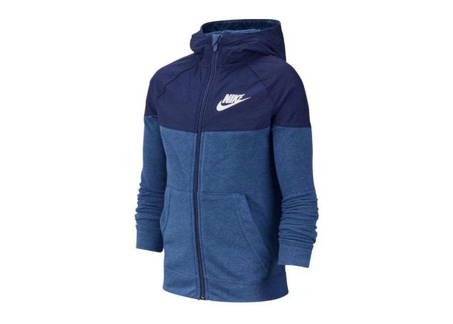 Lasten huppari Nike NSW huppari FZ AV Junior BV3665-410 kuvasuurennos