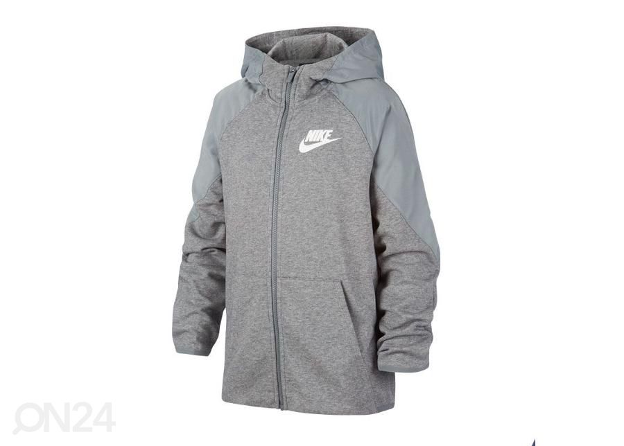 Lasten huppari Nike Nsw Mixed Mterial Jr CU9222-091 kuvasuurennos