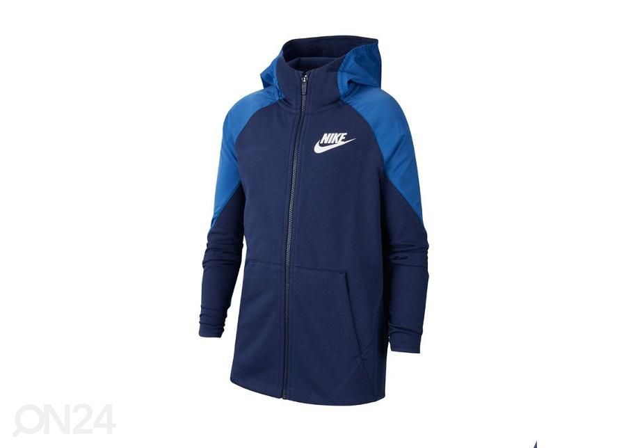 Lasten huppari Nike Nsw Mixed Mterial Jr CU9222-410 kuvasuurennos