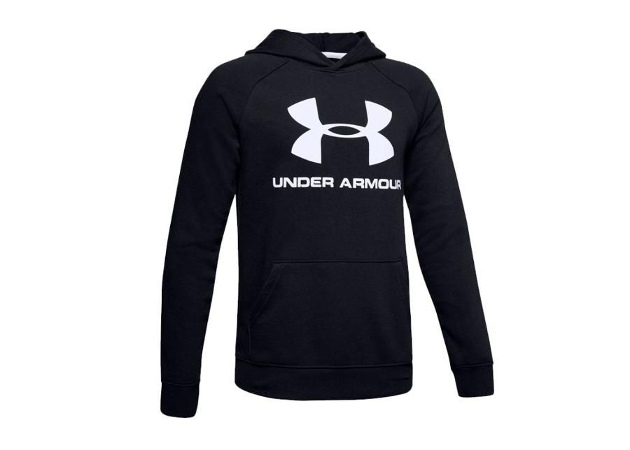 Lasten huppari Under Armour Rival Logo Hoody Jr 1325328-001 kuvasuurennos