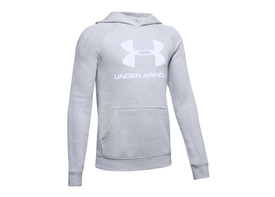 Lasten huppari Under Armour Rival Logo Hoody JR 1325328-012 kuvasuurennos
