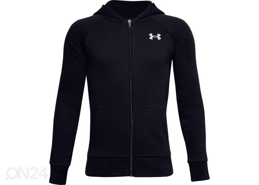 Lasten huppari Under Armour Y Rival Cotton FZ Hoodie kuvasuurennos