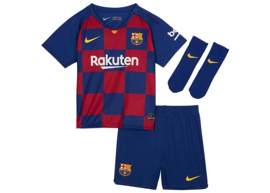 Lasten jalkapalloasu Nike FC Barcelona I Breathe Kit Home Junior AO3072-456 kuvasuurennos