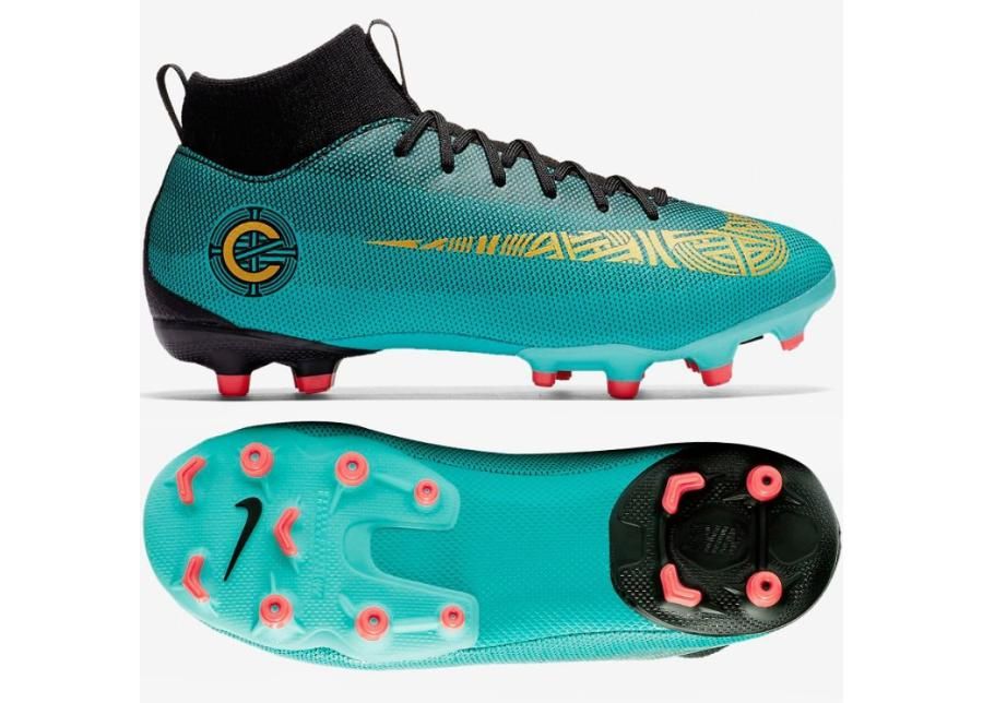 Lasten jalkapallokengät Nike Mercurial Superfly 6 Academy GS CR7 MG JR AJ3111-390 kuvasuurennos