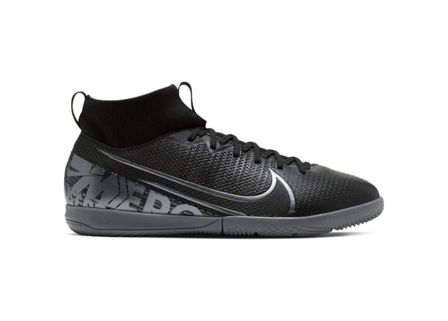 Lasten jalkapallokengät Nike Mercurial Superfly 7 Academy IC JR AT8135 001 mustat kuvasuurennos