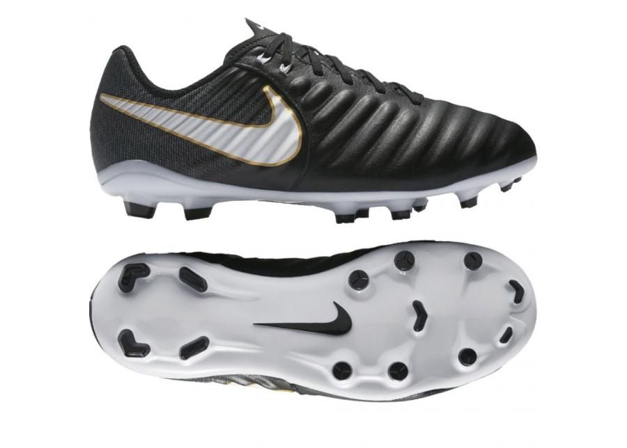 Lasten jalkapallokengät Nike Tiempo IV FG Jr 897725-002 kuvasuurennos