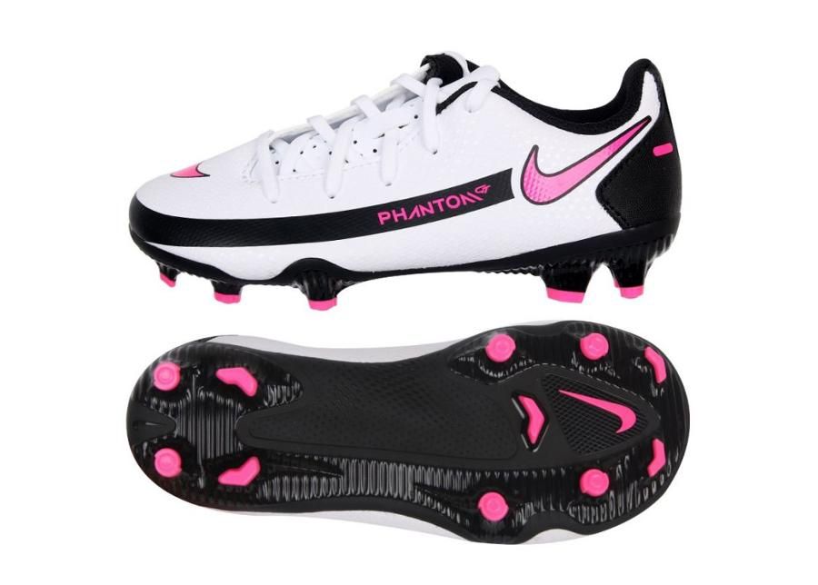 Lasten jalkapallokengät nurmelle/tekonurmelle Nike Phantom GT Club FG / MG Jr DC9466-160 kuvasuurennos