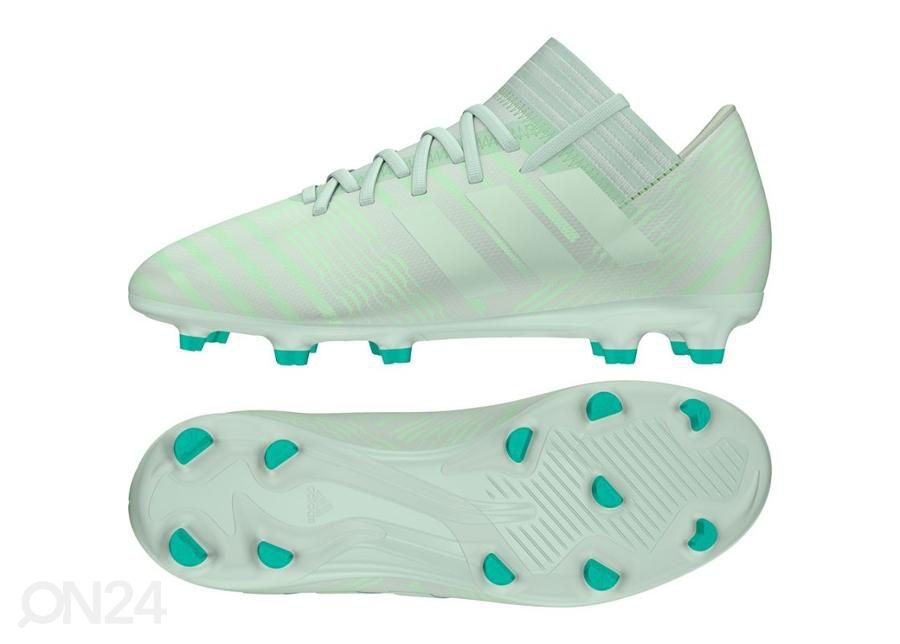 Lasten jalkapallokengät nurmikentälle Adidas Nemeziz 17.4 FxG Jr CP9167 kuvasuurennos