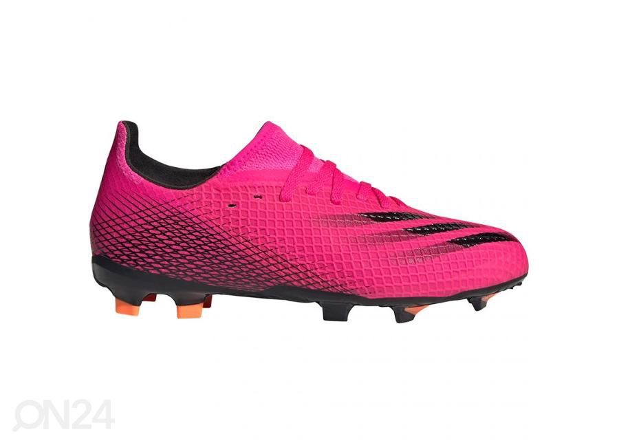 Lasten jalkapallokengät nurmikentälle Adidas X Ghosted.3 FG kuvasuurennos