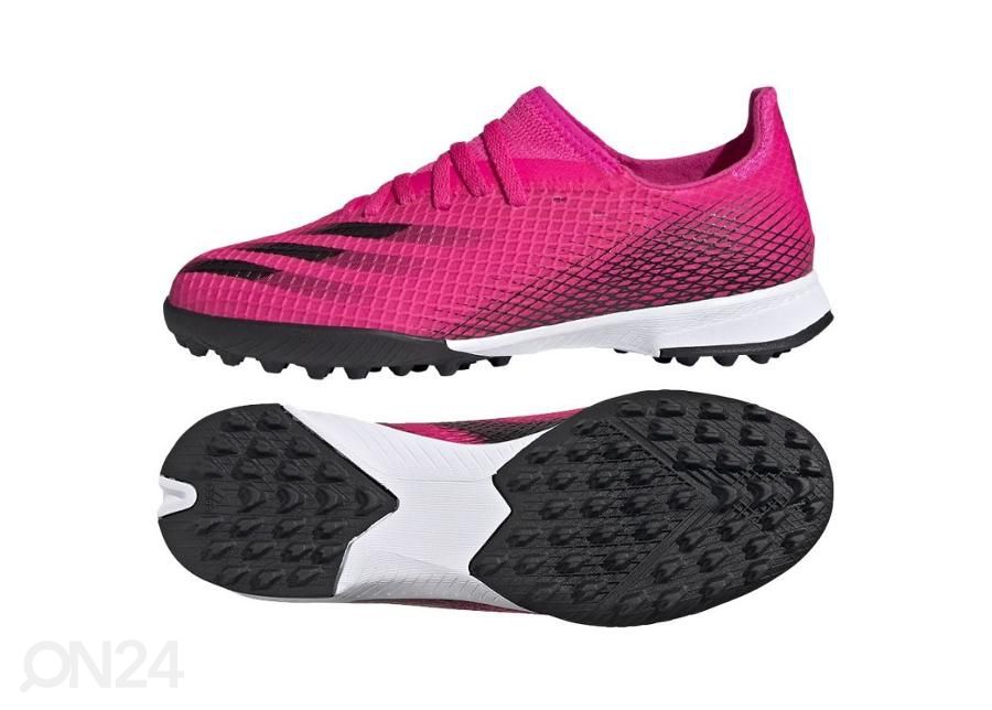 Lasten jalkapallokengät nurmikentälle/tekonurmelle Adidas X Ghosted.3 TF kuvasuurennos