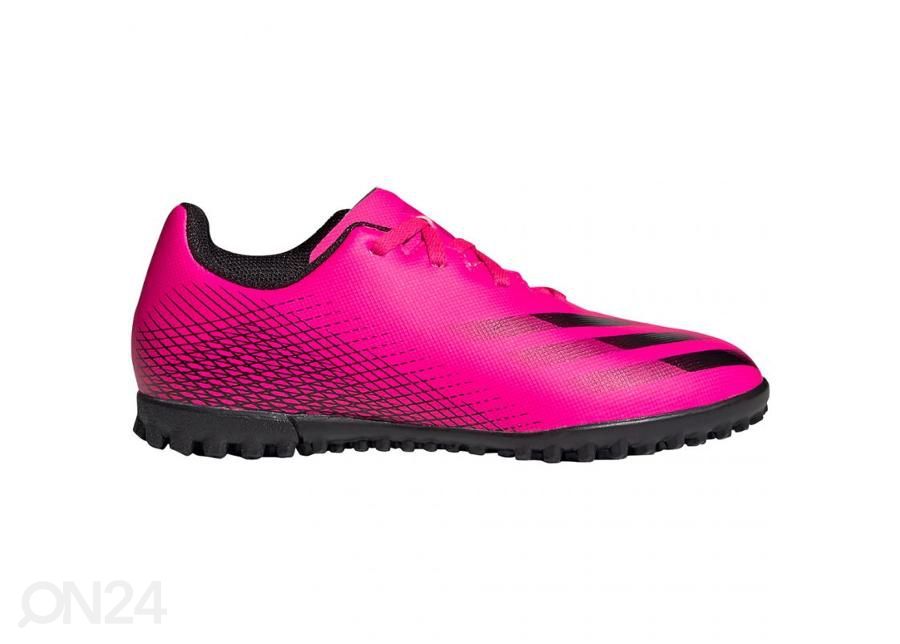 Lasten jalkapallokengät nurmikentälle/tekonurmelle Adidas X Ghosted.4 TF kuvasuurennos