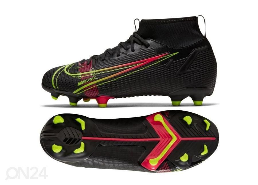 Lasten jalkapallokengät nurmikentälle/tekonurmelle Nike Mercurial Superfly 8 Academy MG kuvasuurennos