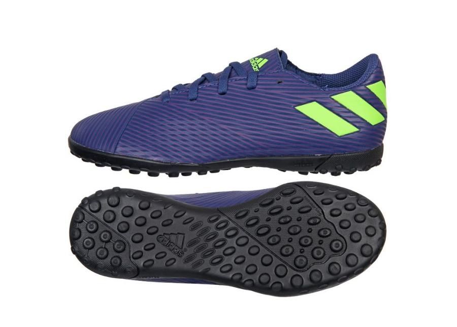 Lasten jalkapallokengät tekonurmelle Adidas Messi Nemeziz 19.04 TF Jr EF1818 kuvasuurennos