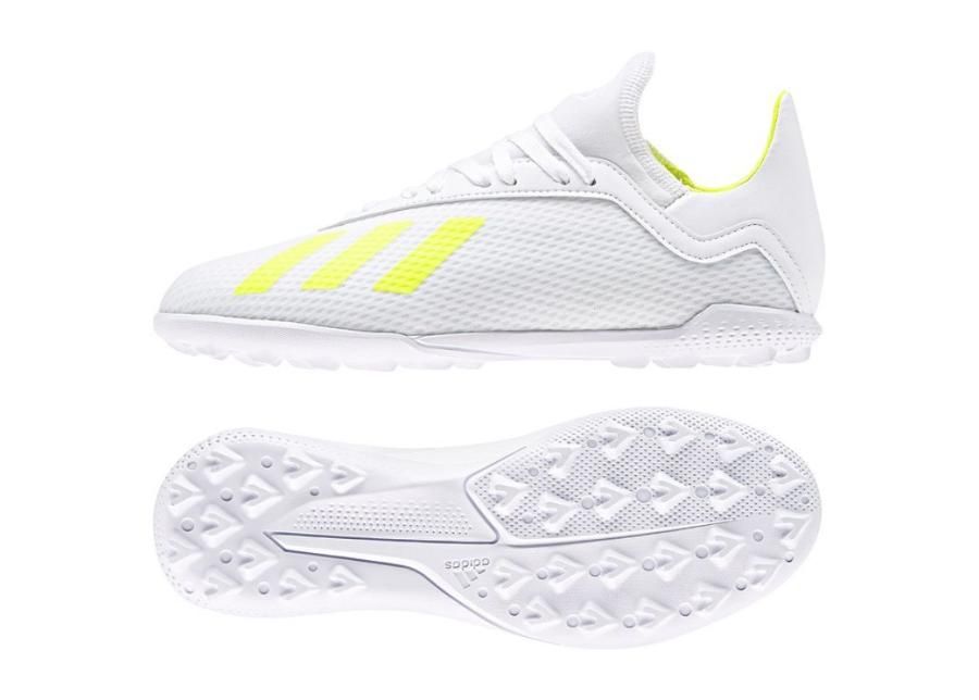Lasten jalkapallokengät tekonurmelle Adidas X 18.3 TF Jr BB9404 kuvasuurennos