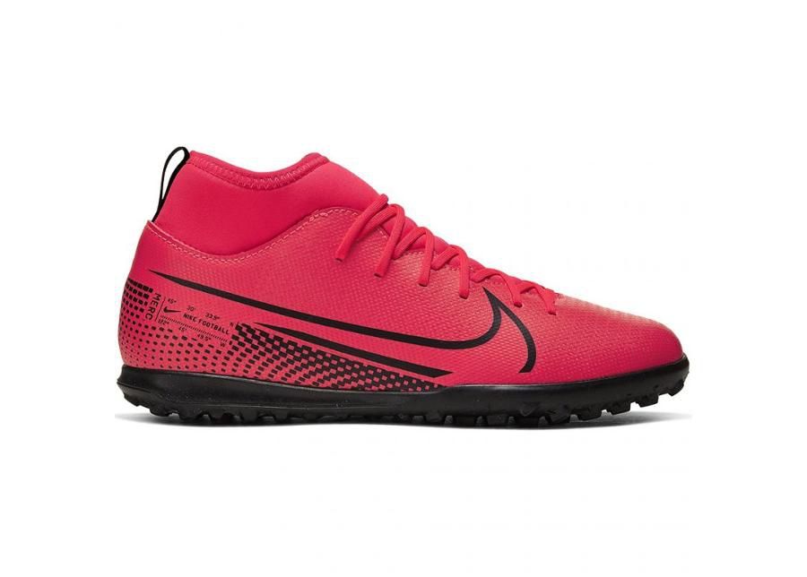 Lasten jalkapallokengät tekonurmelle Nike Mercurial Superfly 7 Club TF JR AT8156-606 kuvasuurennos