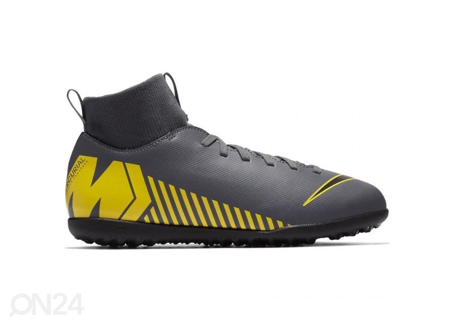 Lasten jalkapallokengät tekonurmelle Nike Mercurial Superfly X 6 Club TF Jr AH7345-070 kuvasuurennos