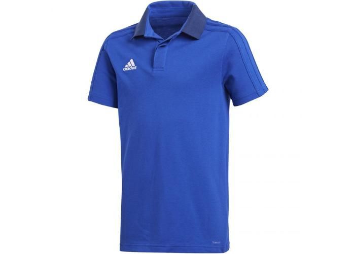 Lasten jalkapallopaita Adidas Condivo 18 Cotton Polo Jr kuvasuurennos
