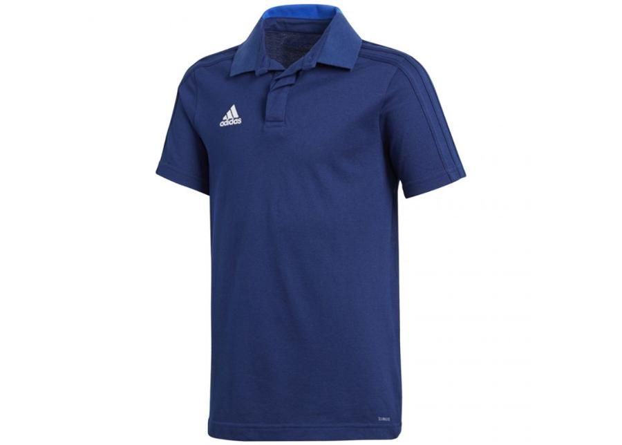 Lasten jalkapallopaita adidas Condivo 18 Cotton Polo Jr CF4368 kuvasuurennos