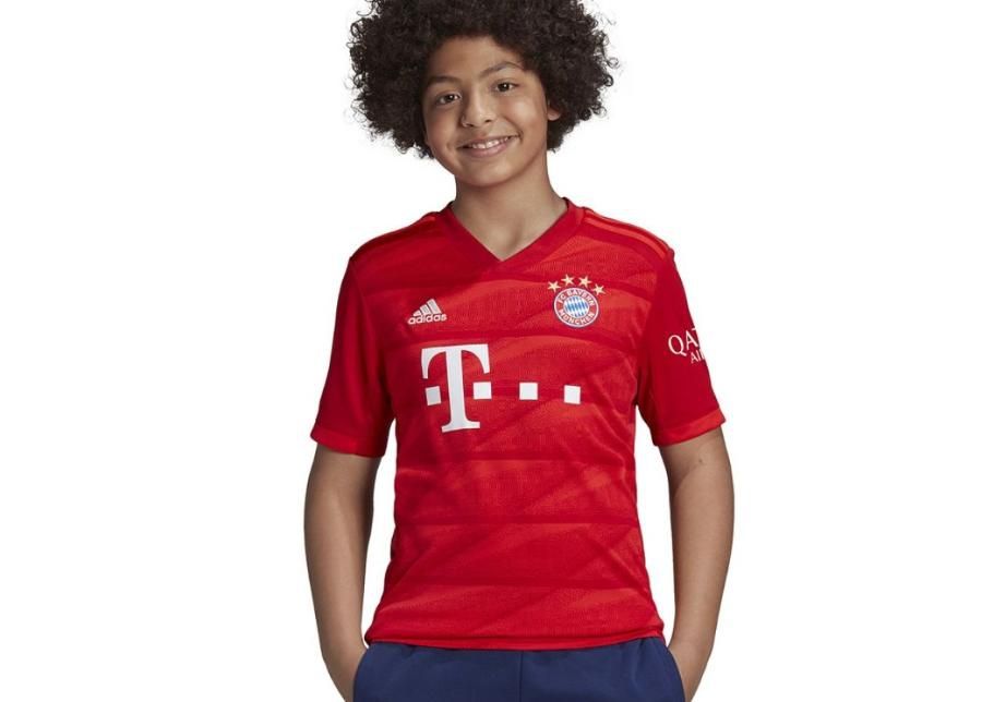 Lasten jalkapallopaita Adidas FC Bayern H JSY Y Junior DX9253 kuvasuurennos