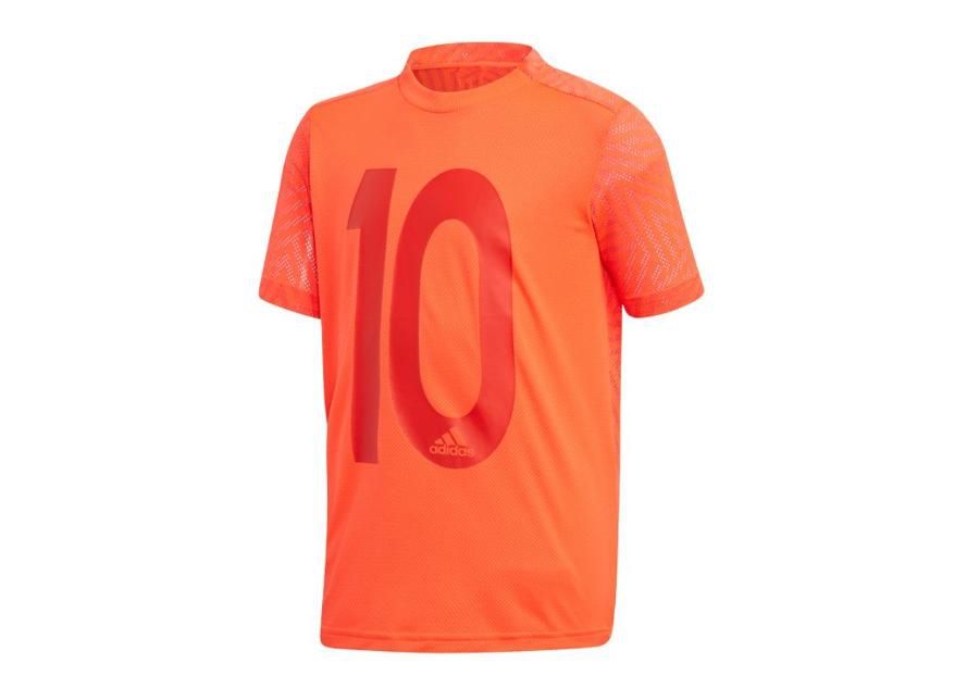Lasten jalkapallopaita Adidas Messi Icon Jersey T-shirt JR DV1319 kuvasuurennos