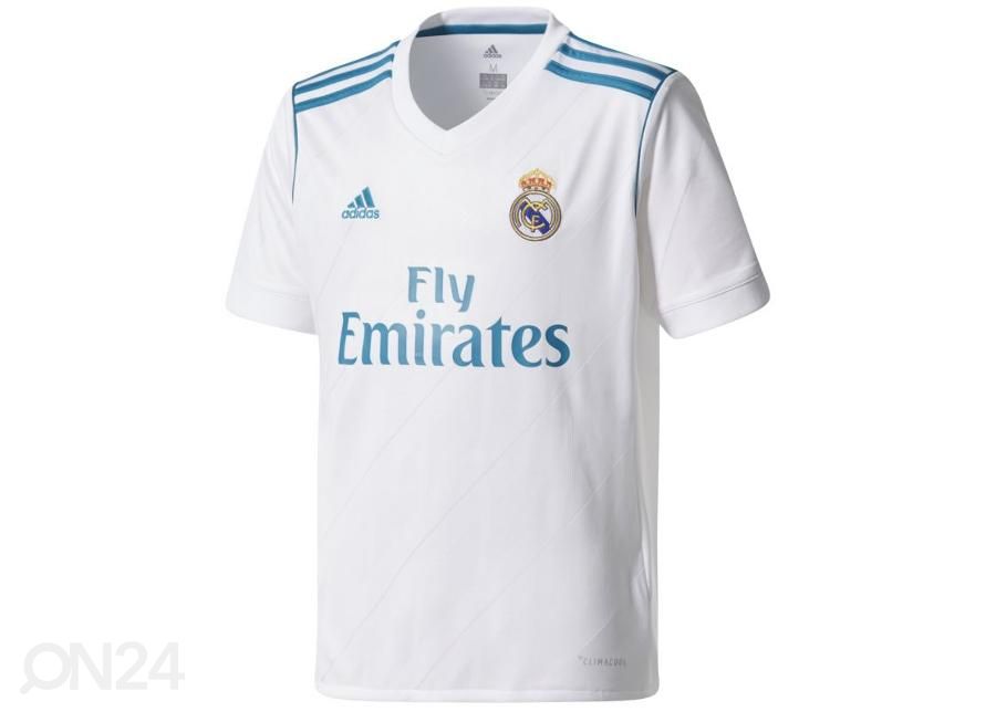 Lasten jalkapallopaita Adidas Real Madryt Replika Home Jersey Junior B31111 kuvasuurennos