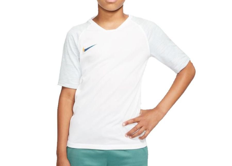 Lasten jalkapallopaita Nike Breathe Strike Top JR AT5885-100 kuvasuurennos