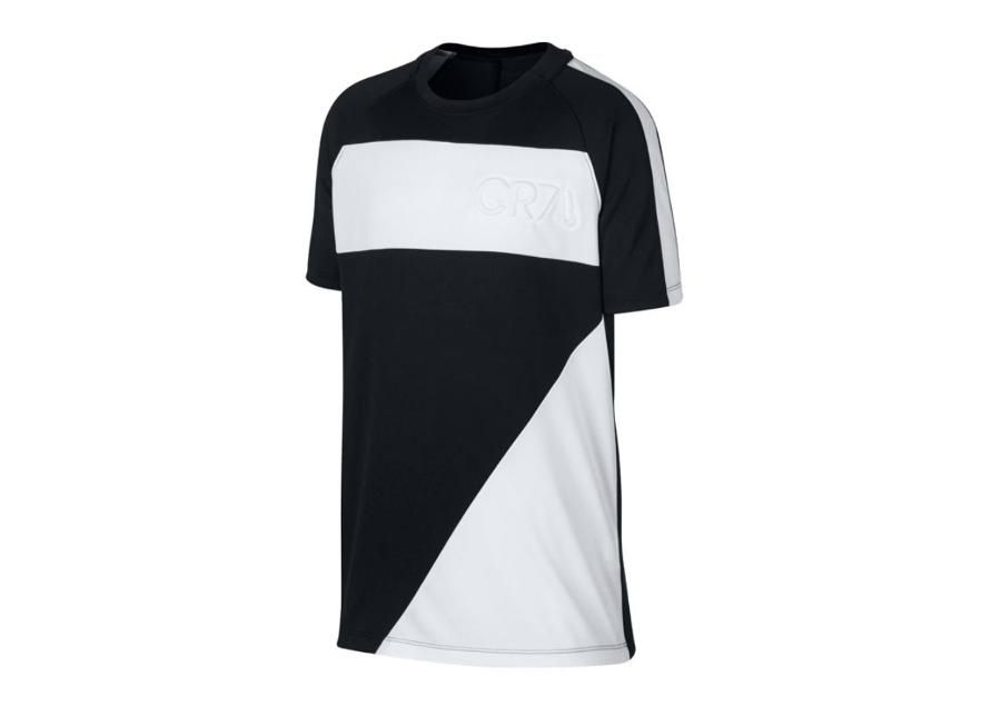 Lasten jalkapallopaita Nike CR7 Dry Top SS Jr AA9888-010 kuvasuurennos