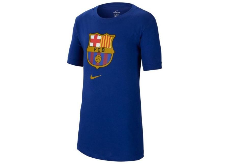 Lasten jalkapallopaita Nike FC Barcelona B NK Tee Evergreen Crest Jr CD3199 455 kuvasuurennos