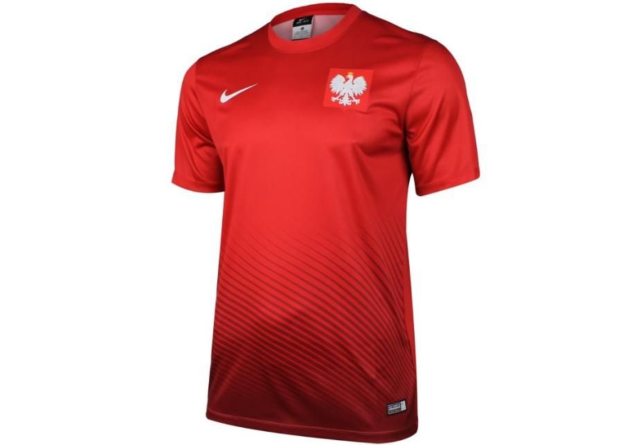 Lasten jalkapallopaita Nike Polska Youth Away Supporters Tee Junior 846807-611 kuvasuurennos
