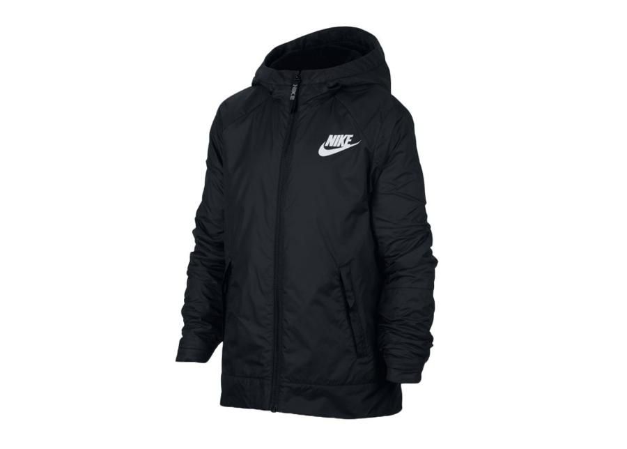 Lasten kuoritakki Nike Nsw Fleece Ind Jacket Jr 939556-010 kuvasuurennos