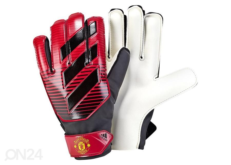 Lasten maalivahdin hanskat Adidas Young Pro Manchester United Junior CW5622 kuvasuurennos