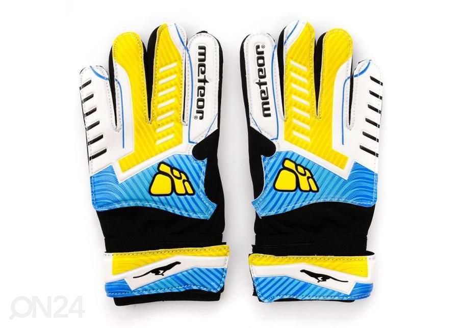 Lasten maalivahdin hanskat Meteor X-3 Junior 03321 kuvasuurennos