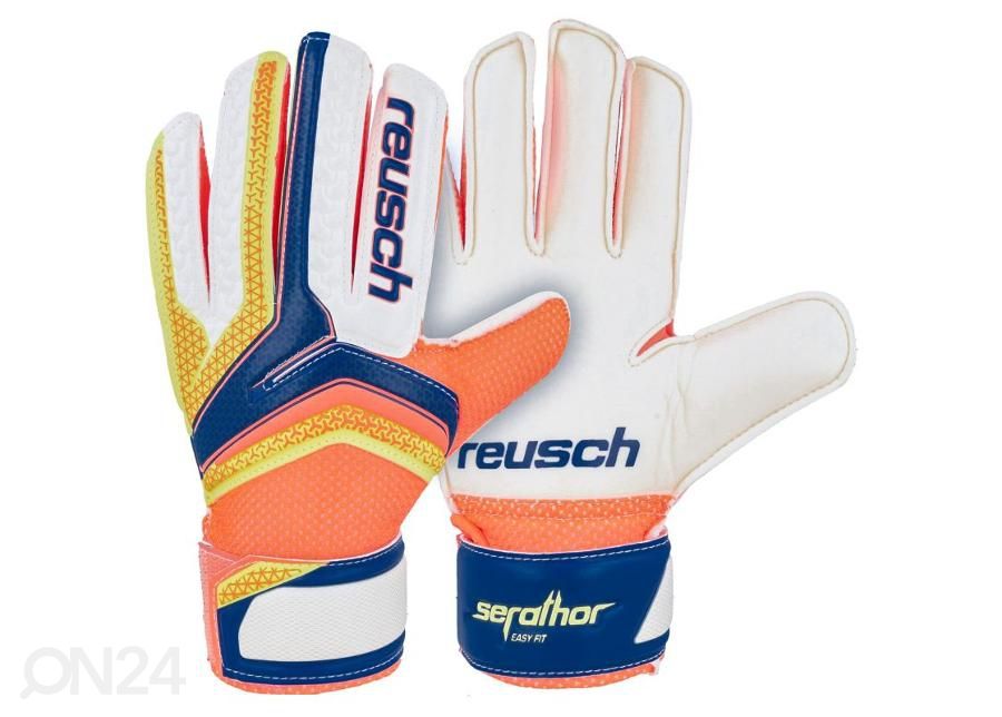 Lasten maalivahdin hanskat Reusch Serathor Easy Fit Junior 37 72 515 456 kuvasuurennos