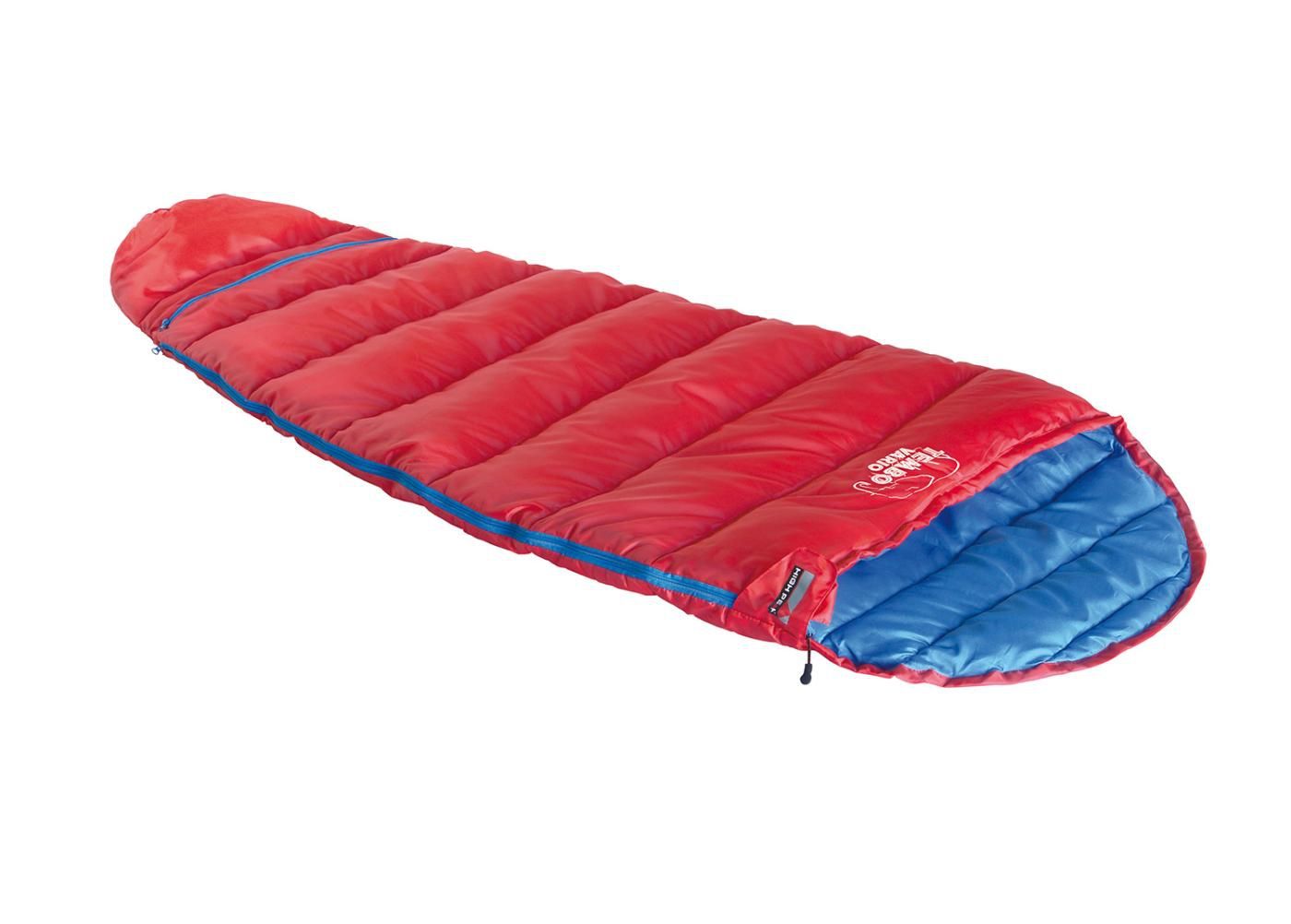 Lasten makuupussi Tembo Vario punainen / sininen High Peak kuvasuurennos
