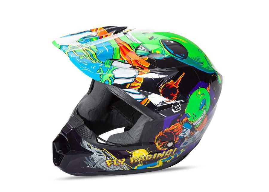 Lasten motocross kypärä Fly Racing Kinetic Youth Invasion kuvasuurennos