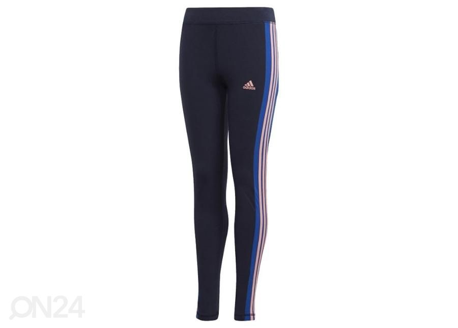 Lasten pitkät leggingsit Adidas 3-Stripes Tights YG Jr kuvasuurennos