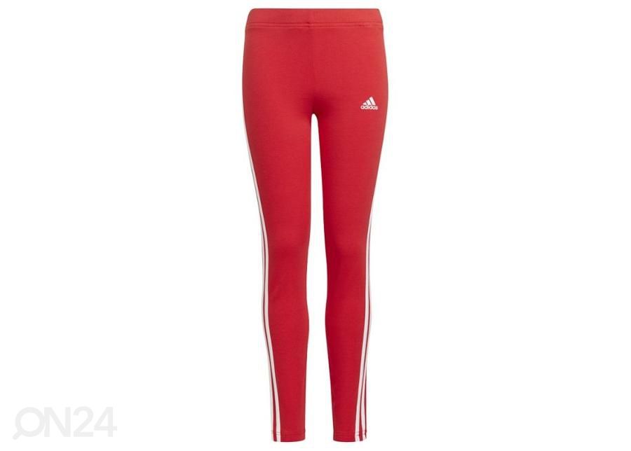 Lasten pitkät leggingsit Adidas Essentials 3 Stripes kuvasuurennos