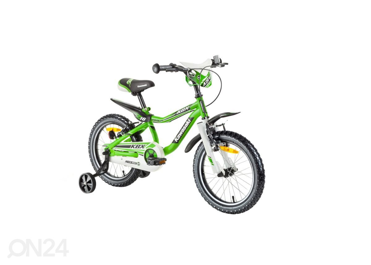 Lasten poikupyörä Kawasaki Juroku 16 tuumaa kuvasuurennos