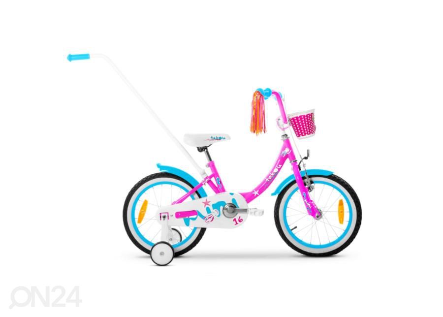 Lasten polkupyörä Tabou Mini Alu 16", 4-6 vuotiaille kuvasuurennos