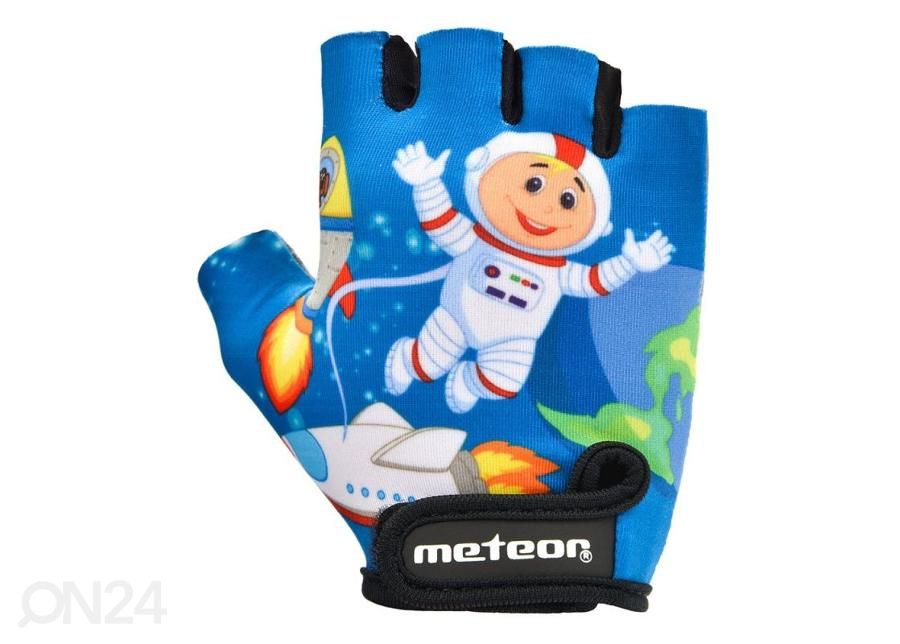 Lasten pyöräilyhanskat Meteor Jr kuvasuurennos