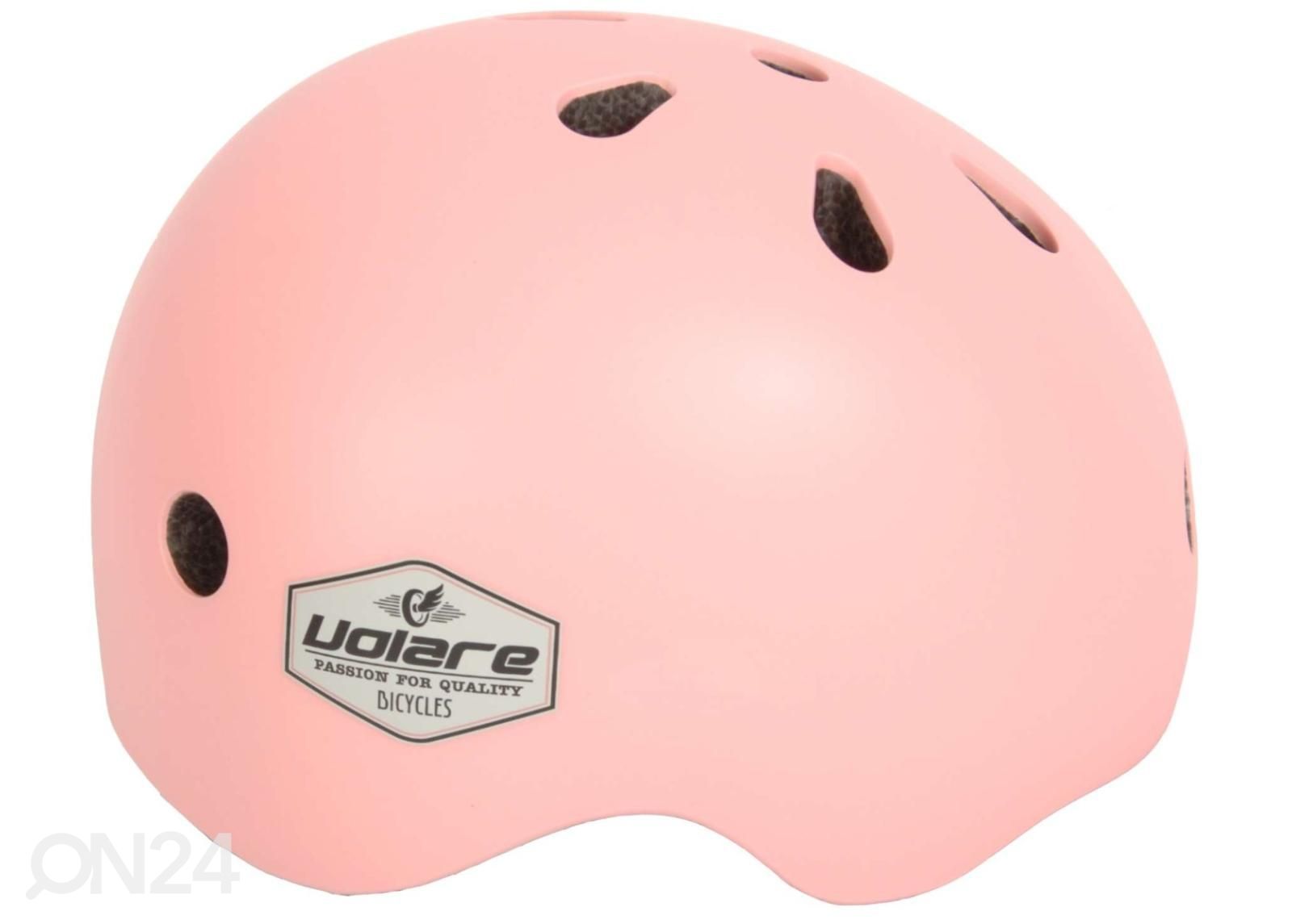 Lasten pyöräilykypärä 45-51 cm vaalea roosa kuvasuurennos