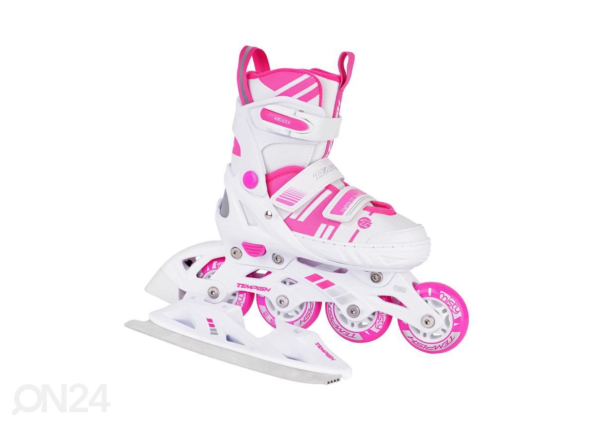 Lasten säädettävät rullaluistimet/luistimet 2in1 MISTY DUO GIRL Tempish kuvasuurennos