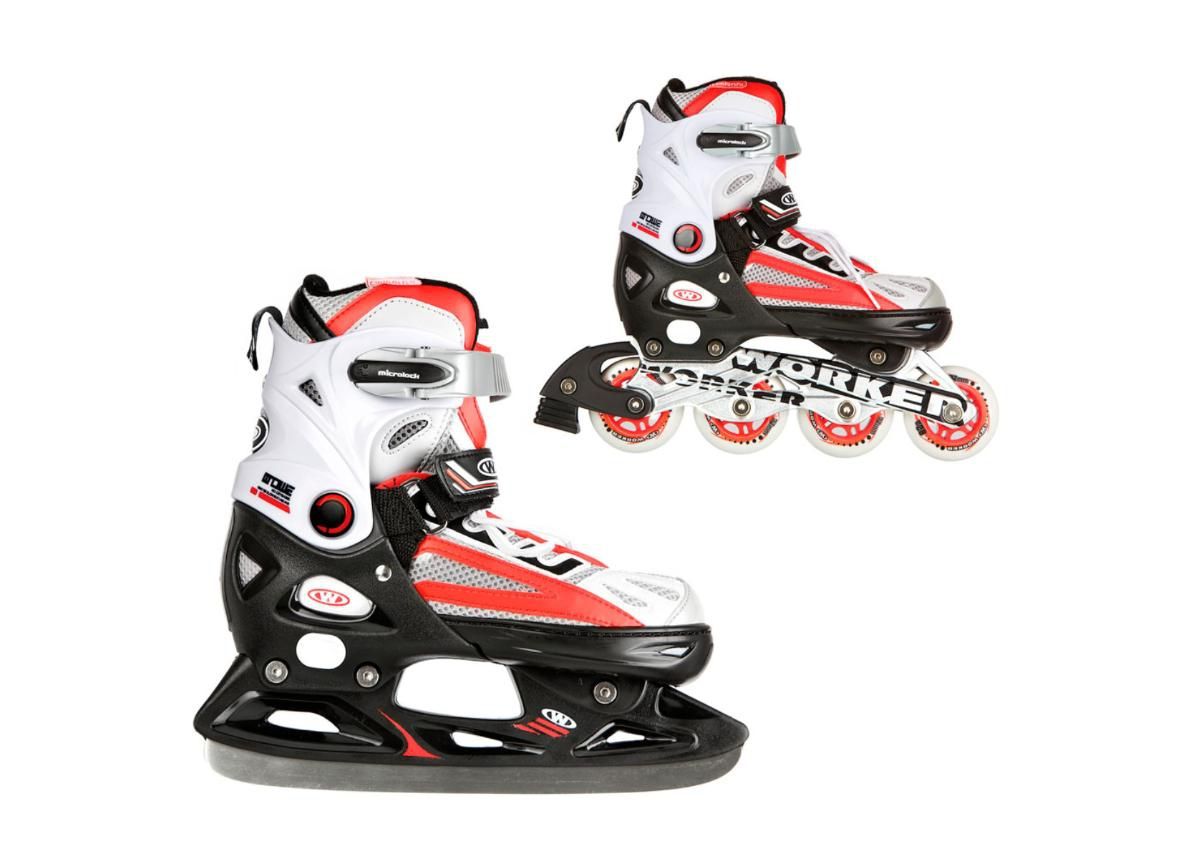 Lasten säädettävät rullaluistimet/luistimet Nolan 2in1 in-line skates WORKER kuvasuurennos