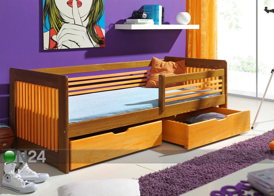 Lasten sänkysarja, mänty 80x180 cm kuvasuurennos