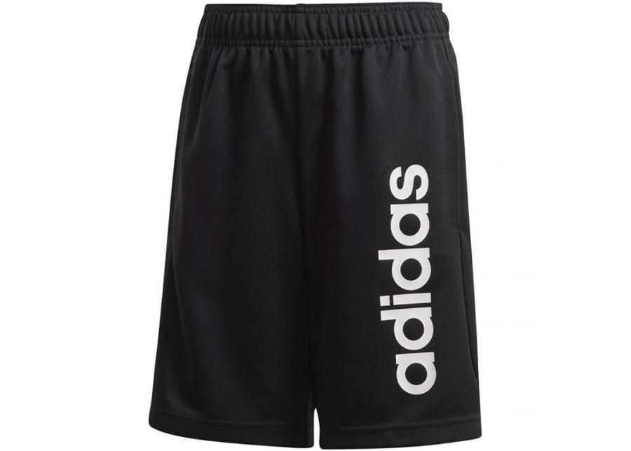 Lasten shortsit adidas YB TR Linear Knit Jr EI7931 kuvasuurennos