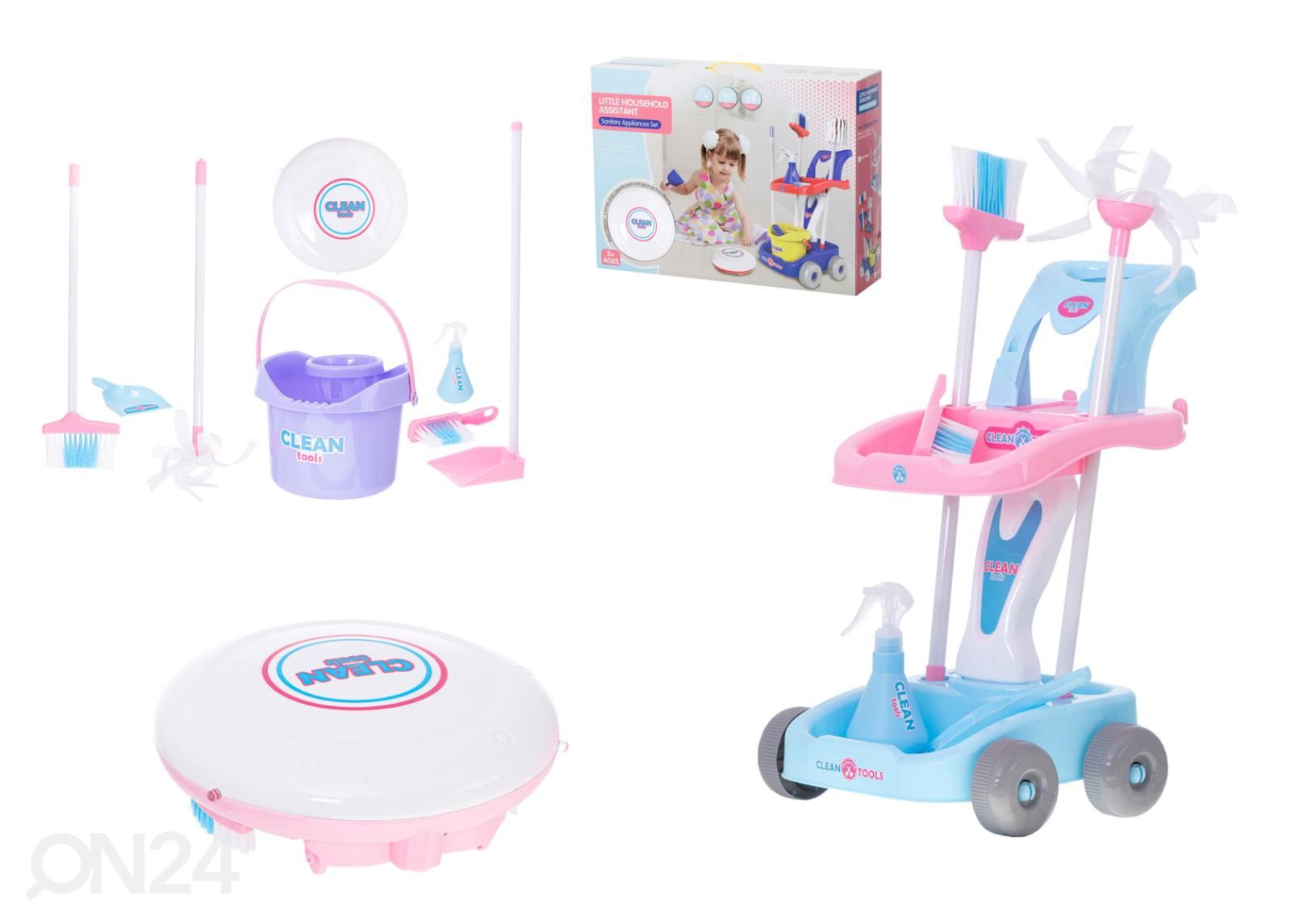 Lasten siivoussetti kuvasuurennos