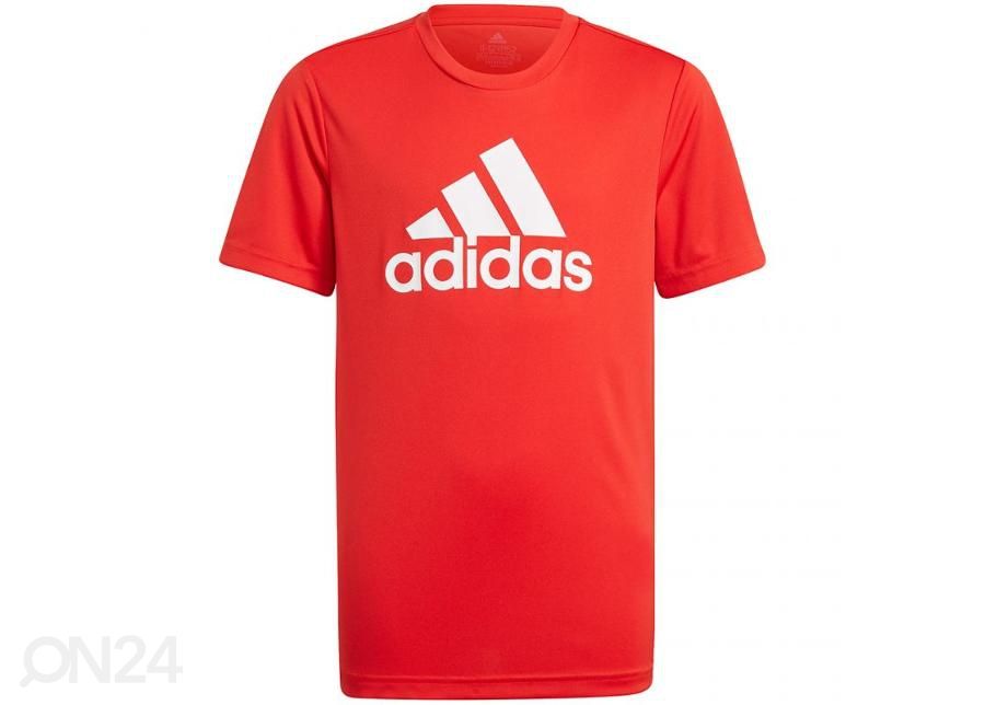 Lasten treenipaita Adidas Designed To Move Big Logo Tee Jr GN1477 kuvasuurennos