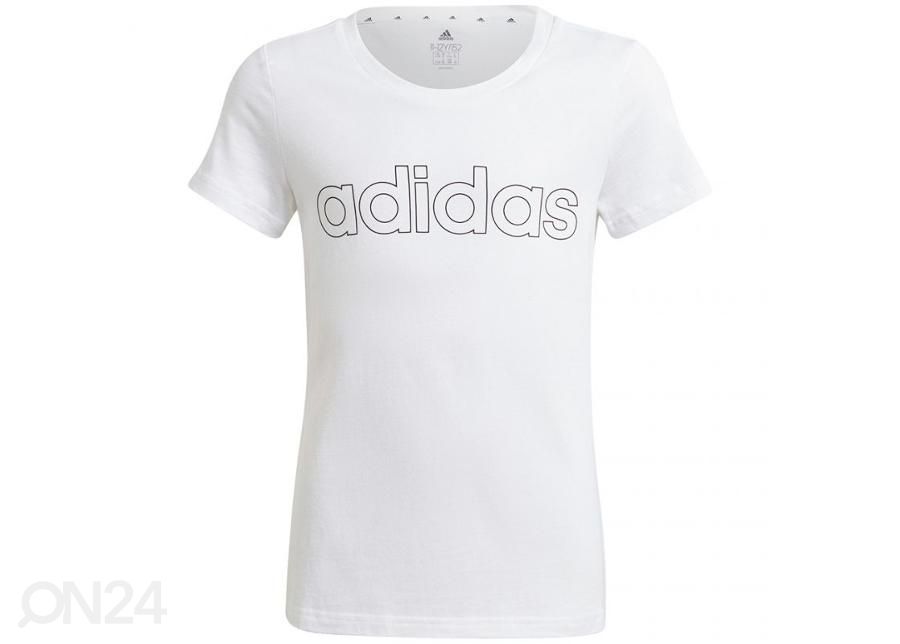 Lasten treenipaita Adidas Essentials Logo Tee kuvasuurennos